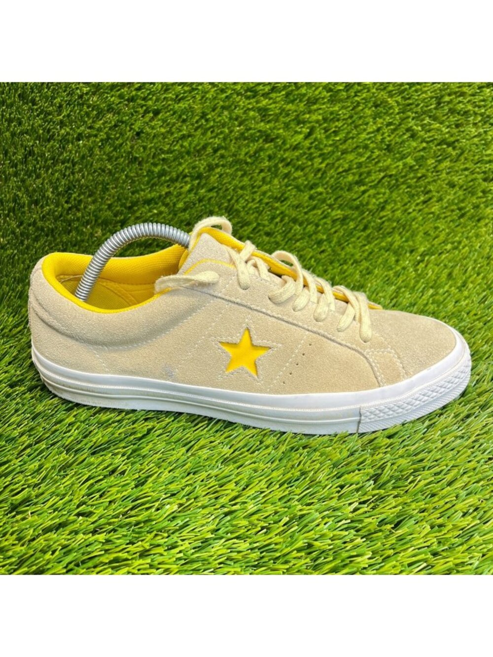Converse One Star Suede OX Mens Size 8 Womens 10 Yellow Athletic Shoes Sneakers